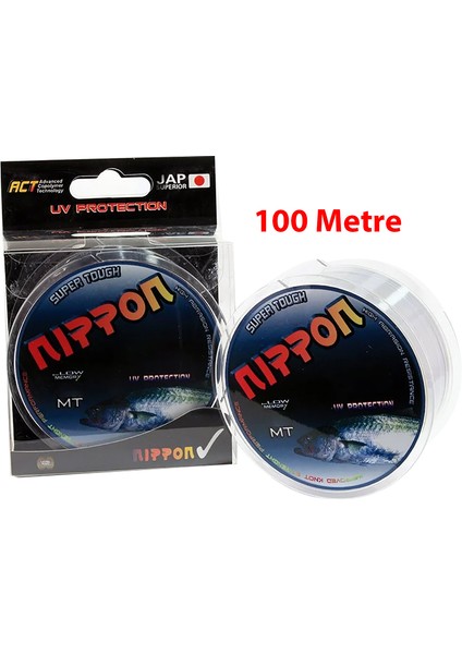 Super Tough 100M Gri Monofilament Olta Misinası