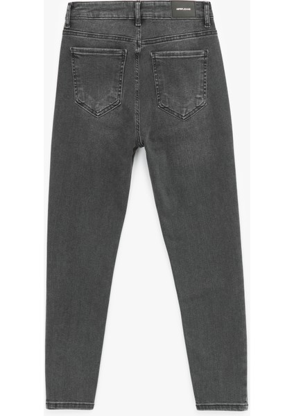 Yüksek Bel Dar Kesim Jean Pantolon - Skinny Push Up Fit Jean indirimleri