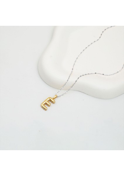 Balon E Harfi 14 Ayar Altın Kolye Ucu modelleri