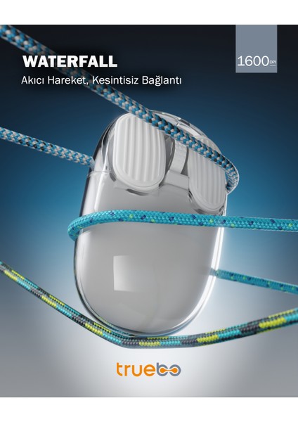 Waterfall Wireless RGB Gökkuşağı Efektli Mouse