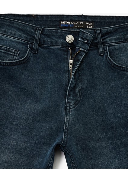 Normal Bel Skinny Fit Jean Pantolon - Michael Jean indirimleri