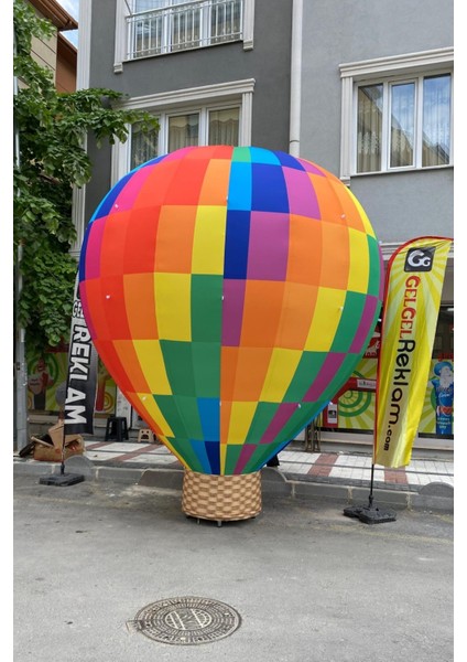 Kişiye Özel Tasarım ve Baskılar Ile 3 Metre Boyunda LED Işıklı Yer Balonu