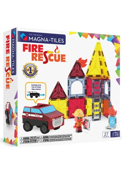 Magnatiles Fire Rescue 27PC 252027FR