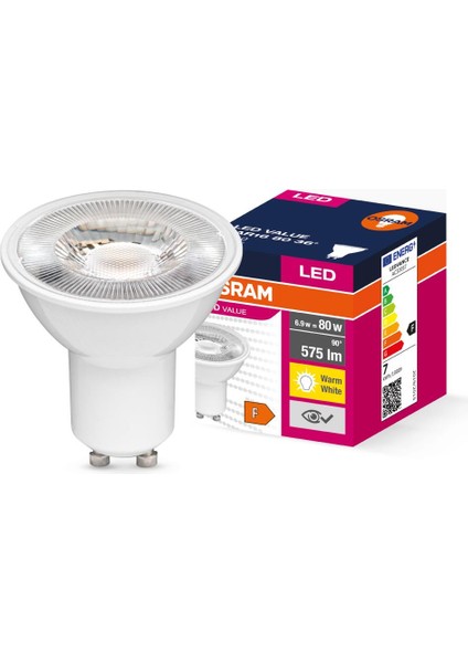 LED Value PAR16 6.9W GU10 3000K Sıcak Beyaz Ampul 10 Adet fiyatları