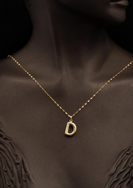 D Harfi Balon 14 Ayar Altın Kolye fiyatları