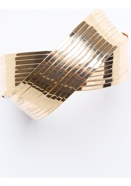 Altın Rengi Parlak Ikili Kelepçe Bileklik fiyatları