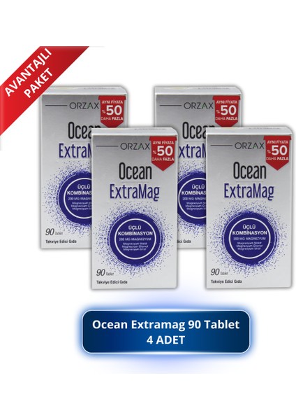 Ocean Extramag 90 Tablet 4 Adet