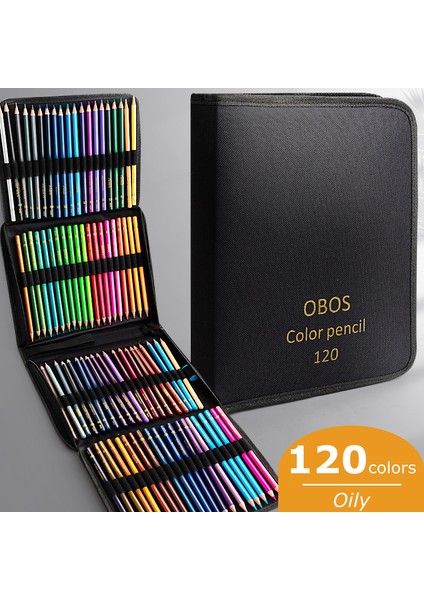 48/72/120 Parça Renkli Kalem Seti Suluboya Eskiz Kalemleri Kutulu Profesyonel Eskiz Sanat Malzemeleri (Yurt Dışından)