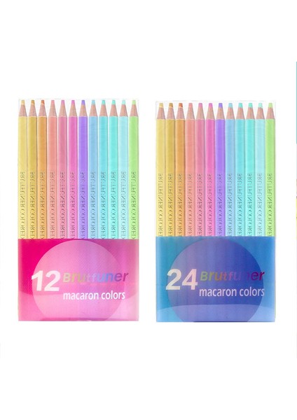 12/24 Renk Seti Makaron Renkli Kalemler Eskiz Ahşap Renkli Kalemler Öğrenci Sanatçı Çizim Sanat Malzemeleri Için Boyama (Yurt Dışından) fırsatları