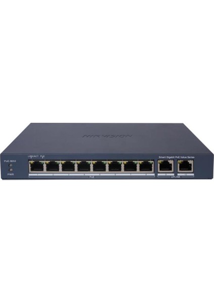 DS-3E1510P-EI/M (Smart Managed Eı Gigabit) 8 Port Gigabit Smart Poe Switch Smart Managed Cloud Management