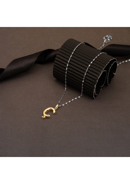 Balon Ç Harf 14 Ayar Altın Kolye Ucu fırsatları