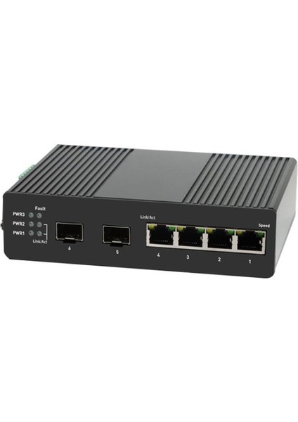 4 Port Gigabit Layer2 Yönetilebilir Endüstriyel Aı Poe Switch ( 4g+2 Sfp )