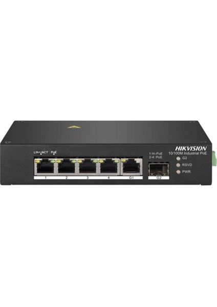DS-3T0306HP (Industrial Poe Switch) 4 Port Fast Ethernet Industrial Poe Switch
