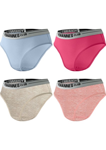 Kız Çocuk, Pamuklu Slip&Atlet, Alt-Üst, 4 Çift Takım, Spor ve Oyun İçin Tasarlandı modelleri