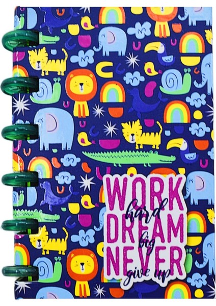 A6 100 Yaprak Bloknot Post-It Destekli-Work Dream Never