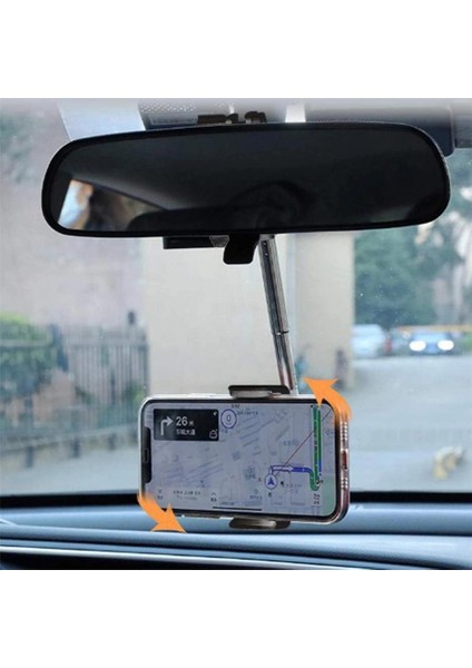 Araç Içi Ayarlanabilir Dikiz Aynası Telefon Tutucu Iz Bırakmayan Araba Telefon Tutacağı modelleri