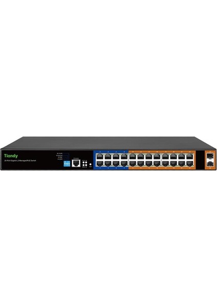 24 Port Gigabit Layer2 Yönetilebilir Aı Poe Switch