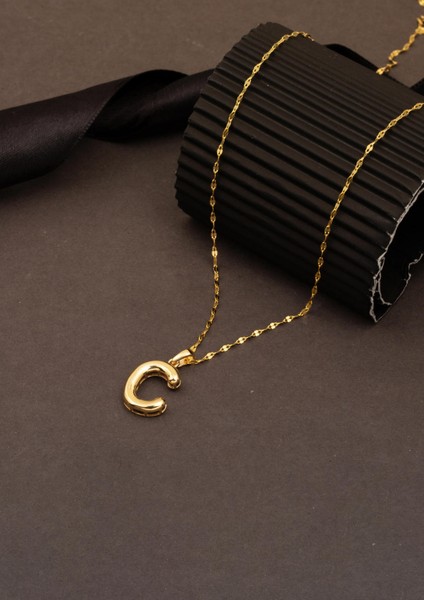 C Balon Harf 14 Ayar Altın Kolye fiyatları