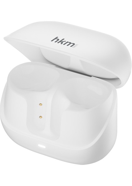 OPUS PRO Bluetooth Kablosuz Kulakiçi Tws Kulaklık, Anc Aktif Gürültü Engelleme ve Enc Sistemi, Beyaz fırsatları
