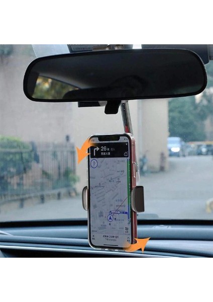 Araç Içi Ayarlanabilir Dikiz Aynası Telefon Tutucu Iz Bırakmayan Araba Telefon Tutacağı fırsatları