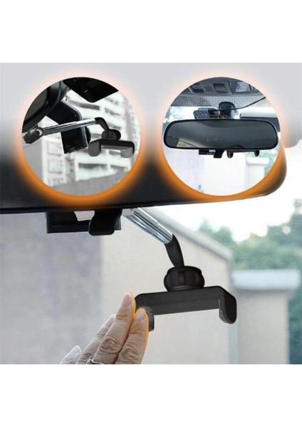 Araç Içi Ayarlanabilir Dikiz Aynası Telefon Tutucu Iz Bırakmayan Araba Telefon Tutacağı indirimleri