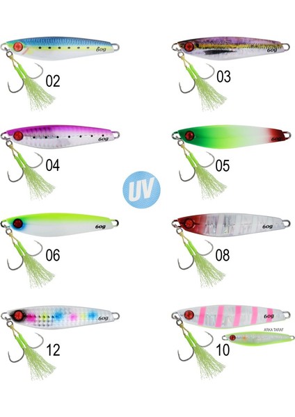 3634 Emotion Jigger 60GR Light Jig Suni Yem No:2