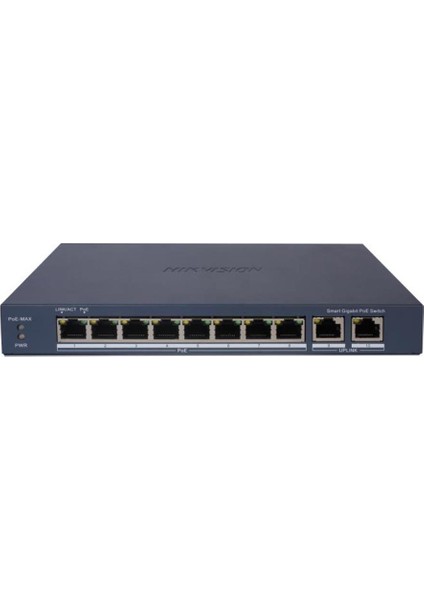 DS-3E1510P-EI (Smart Managed Eı Gigabit) 8 Port Gigabit High Power Smart Poe Switch Smart Managedcloud Management
