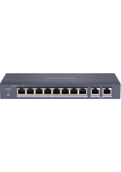 DS-3E0310P-E/M (Unmanaged 100MBPS ) 8 Port Fast Ethernet Unmanaged Poe Switch