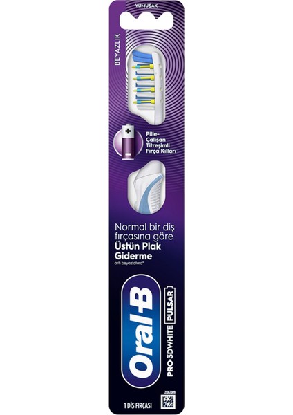 Pro-3DW Pulsar Beyazlık Diş Fırçası Yumuşak