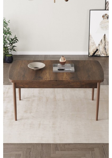 Arel Barok 80X132 Açılabilir Mdf Masa Yemek Odası Takımı, Mutfak Takımı 4 Adet Sandalye, 1 Bench modelleri