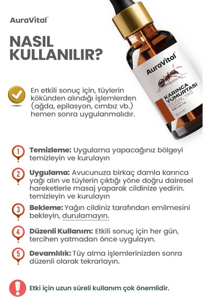Karınca Yumurtası Yağı 30 ml Doğal – Tüy Azaltıcı, Epilasyon Sonrası Cilt Bakım Yağı modelleri