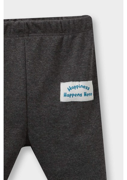 Erkek Bebek 2'li Takım Araç Baskılı Sweatshirt Alt fırsatları