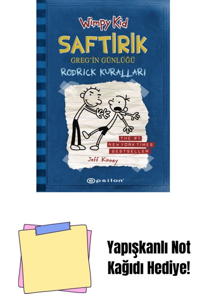 Saftirik 2 - Rodrick Kuralları + Yapışkanlı Not Kağıdı