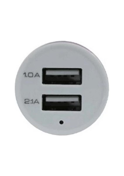 Çift USB Girişli 2.1 Amp Araç Çakmak Soketi