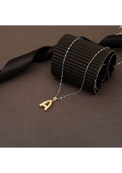 Balon A Harfi 14 Ayar Altın Kolye Ucu fırsatları