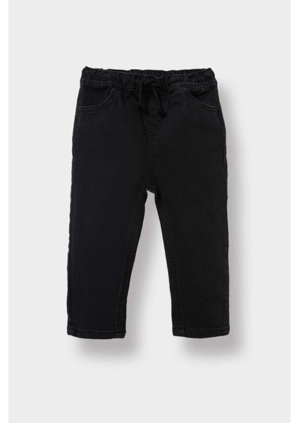 Erkek Bebek Beli Lastikli Jean Pantolon D2520A525AU