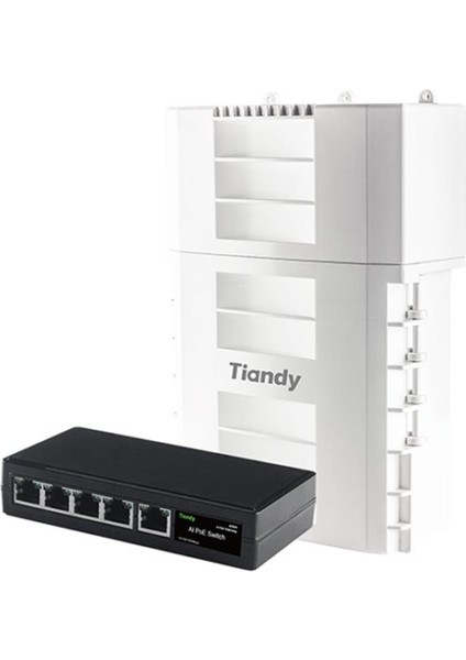 Waterproof ( Dış Ortam ) 4 Kanal Poe Uzatma Anahtarı 4ge(Poe)+1ge(Up-Lınk)