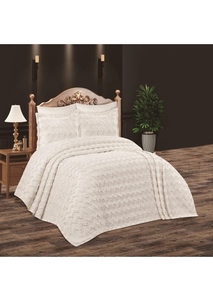 Prestij Çift Kişilik Yatak Örtüsü Pike Takımı 6 Parça