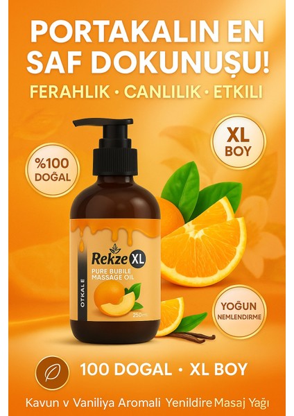 Portakal Aromalı Yenilebilir Masaj Yağı – 250 ml fiyatları