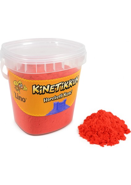 Kinetik Kum 500 gr Kırmızı Kova