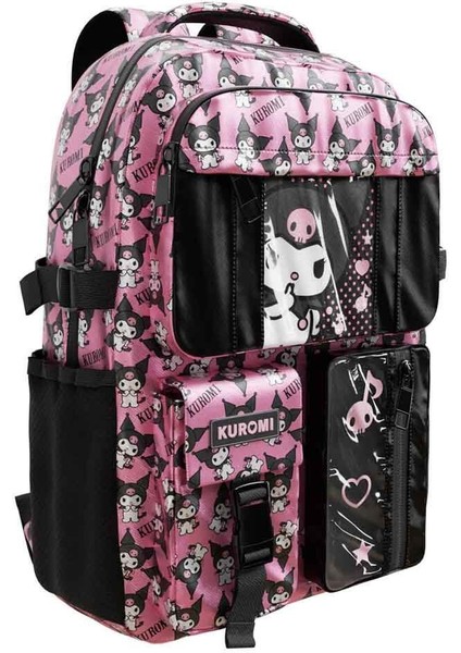 Desenli Pembe Siyah Okul Çantası 3391 fiyatları