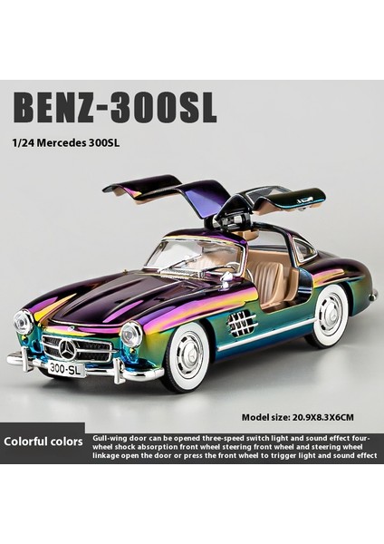 Klasik 1:24 Mercedes-Benz 300SL Elektroliz Versiyonu Alaşım Araba Döküm Metal Modeli Toplamak Hobi Modeli Süsler Erkekler Için Hediye (Yurt Dışından)
