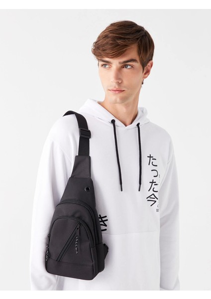 Lcw Accessorıes Siyah Düz Erkek Göğüs Çantası