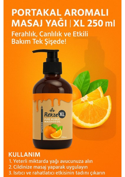Masaj Yagı 4 Adet Portakal Aromalı Yenilebilir Büyük Boy Etkili Masaj YAĞI250 fiyatları