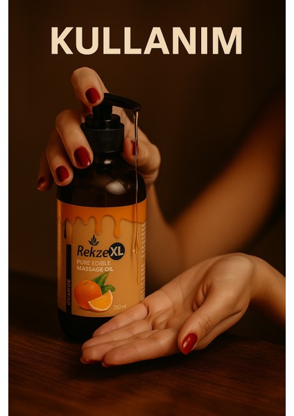 Masaj Yagı 4 Adet Portakal Aromalı Yenilebilir Büyük Boy Etkili Masaj YAĞI250 indirimleri