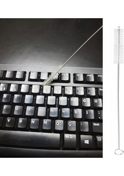 3 Lü Pratik Fırça Esnek Bükülebilir Klavye Mouse Arası Temizlik Fırçası