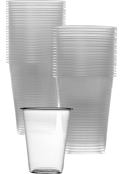 180CC Şeffaf Plastik Bardak 3000 Adet (1 Koli)