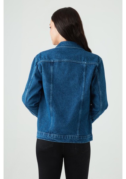 Kadın Oversize Denim Ceket