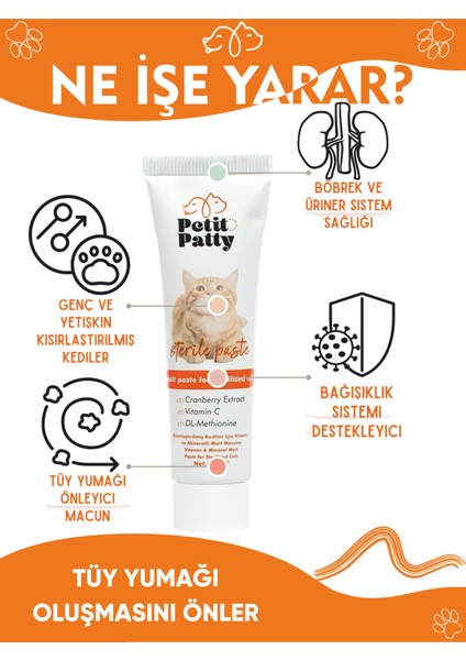 Sterile Paste 100G (Kısırlaştırılmış Kedilere Özel Bağışıklılık Destekleyici) fiyatları