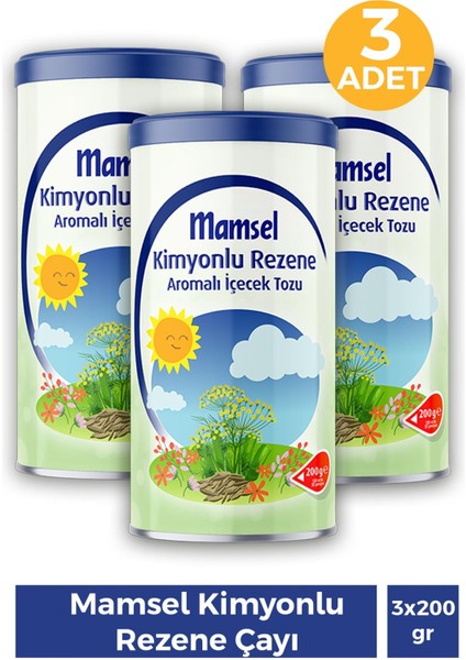 Mamsel Kimyonlu Rezene Çayı 200 gr 3 Adet
